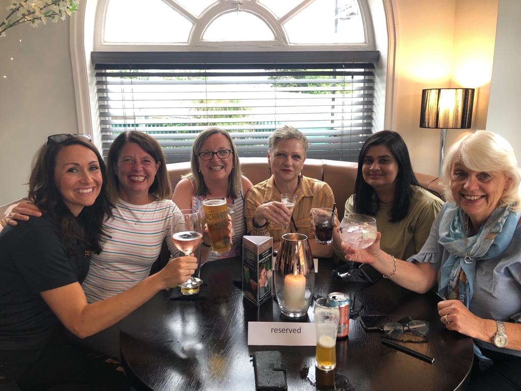 CatRhun's tweet photo. Thanks so much, @IconAltrincham #Altrincham for hosting our July member social! 🧡🎉🥂 https://t.co/qGCGOQg8Ob