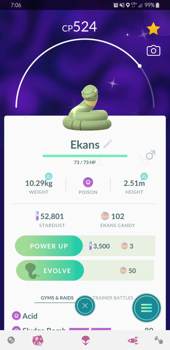 Twiska_666's tweet image. W O W I was not expecting to get both in one day!!! 😍💚💜😍✨ #shinypokemon #pokemongo #TeamRocketEvent
