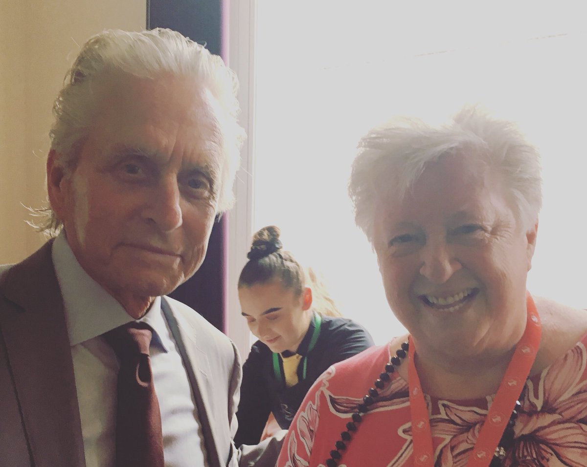 Hollywood Royalty - what gentleman Mr Michael Douglas