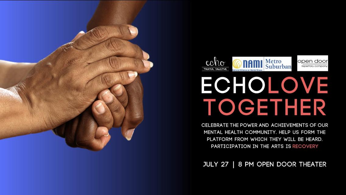 VStormMusic's tweet photo. I'm looking forward to dueting (hey, I created a word!) with Cheryl Tomblin for the EchoLove Together event tonight at Open Door Rep.  This event supports two of my favorite local organizations - NAMI Metro Suburban and Echo Theater Company.  Doors open at 7:30pm, show at 8pm. https://t.co/z2hdaa6JF7
