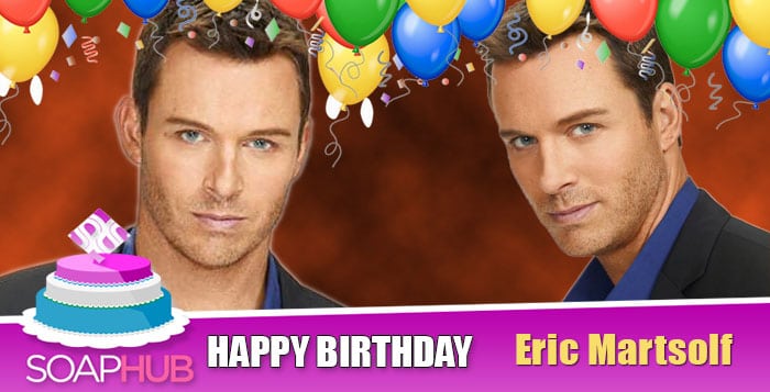 Happy 48th Birthday Eric Martsolf AKA Ethan Winthrop 