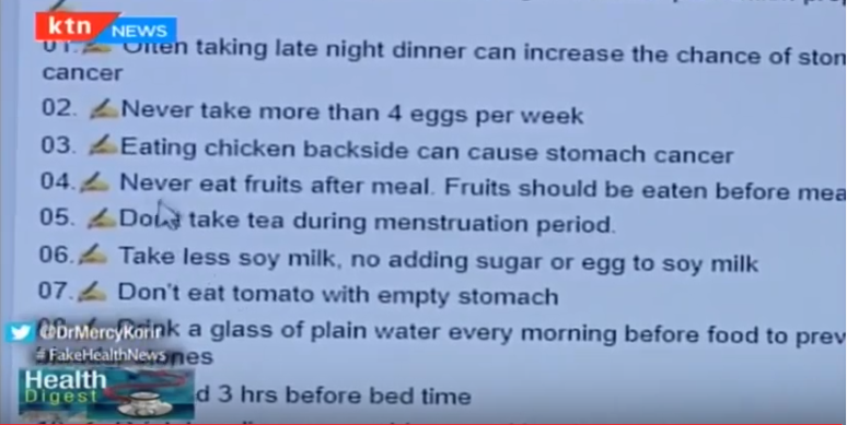 KTNNewsKE's tweet photo. You may have encountered many posts and articles claiming to be authentic medical breakthrough or lifesaving warnings, but do you know how to spot the fake ones? Join us as we separate truth from lies. #FakeHealthNews @DrMercyKorir https://t.co/G8xGcl26v5