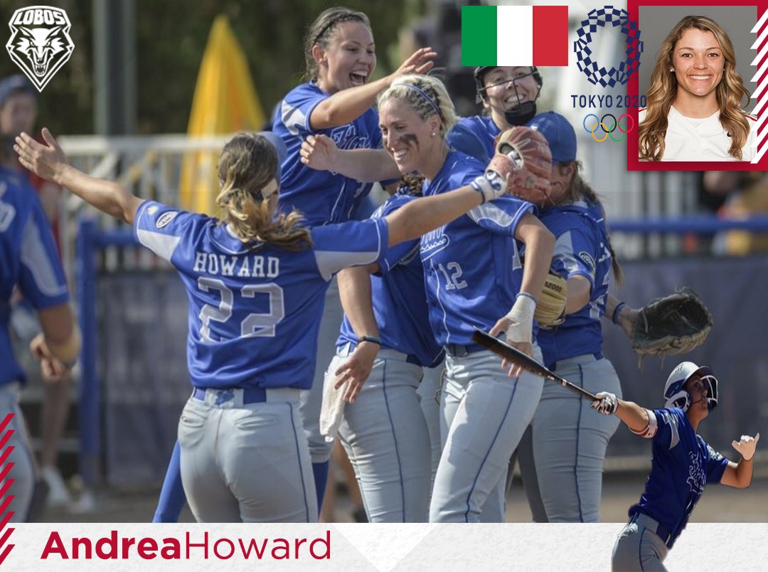 UNMLoboSB's tweet photo. The #RoadtoTokyo2020 is complete! Andrea Howard 🔜 2020 Olympics. 
#GoLobos #Tokyo2020 https://t.co/aaLDMJVKEK