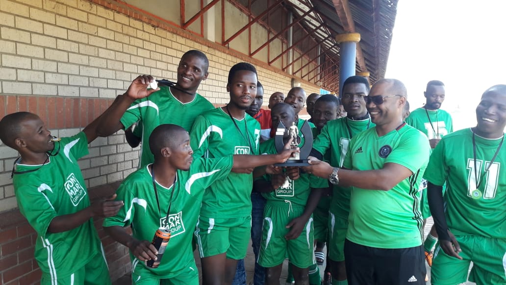 MarcusGovender1's tweet photo. Our CONMAR soccer team have just won this year's SALI (KZN) tournament held today at Cator Manor Sports Complex #Durban. We won our quaterfinal, then semifinal, to get to the finals...all in 1 day! https://t.co/fR6zbuZP4n