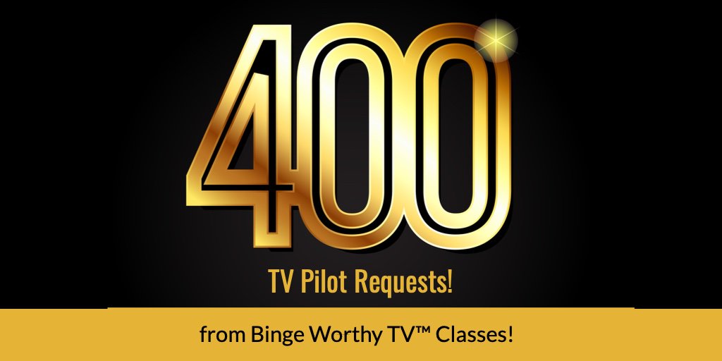 Our Binge Worthy TV™ Class graduates today with a total of 402 Pilot requests from producers.  This class and these writers have exceed our wildest expectations.  Stay tuned for more announcements.  Want to know more about Binge Worthy TV™? Visit screenwritingu.clickfunnels.com/bwtv