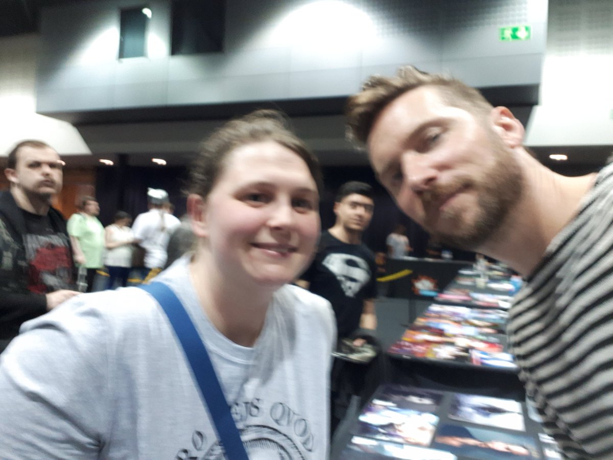 gamernutshell's tweet image. Had an incredibly scary but amazing day at #MCMManchester. I was flustered when I met you @nolan_north and forgot to say thank you in person for your reply to my tweet last week as I would not have been driven to go otherwise ❤ Unforgettable memories. Heroes @TroyBakerVA !