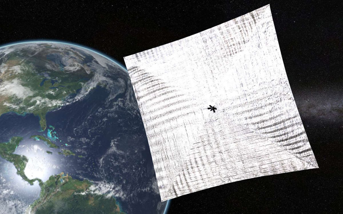 futurasciences's tweet image. [🛰️] Un mois après son lancement dans l'espace, la voile solaire #LightSail2 s'est déployée correctement en orbite autour de la #Terre 👏 👉 bit.ly/32S4f6w #futurasciences #sciences #espace #space