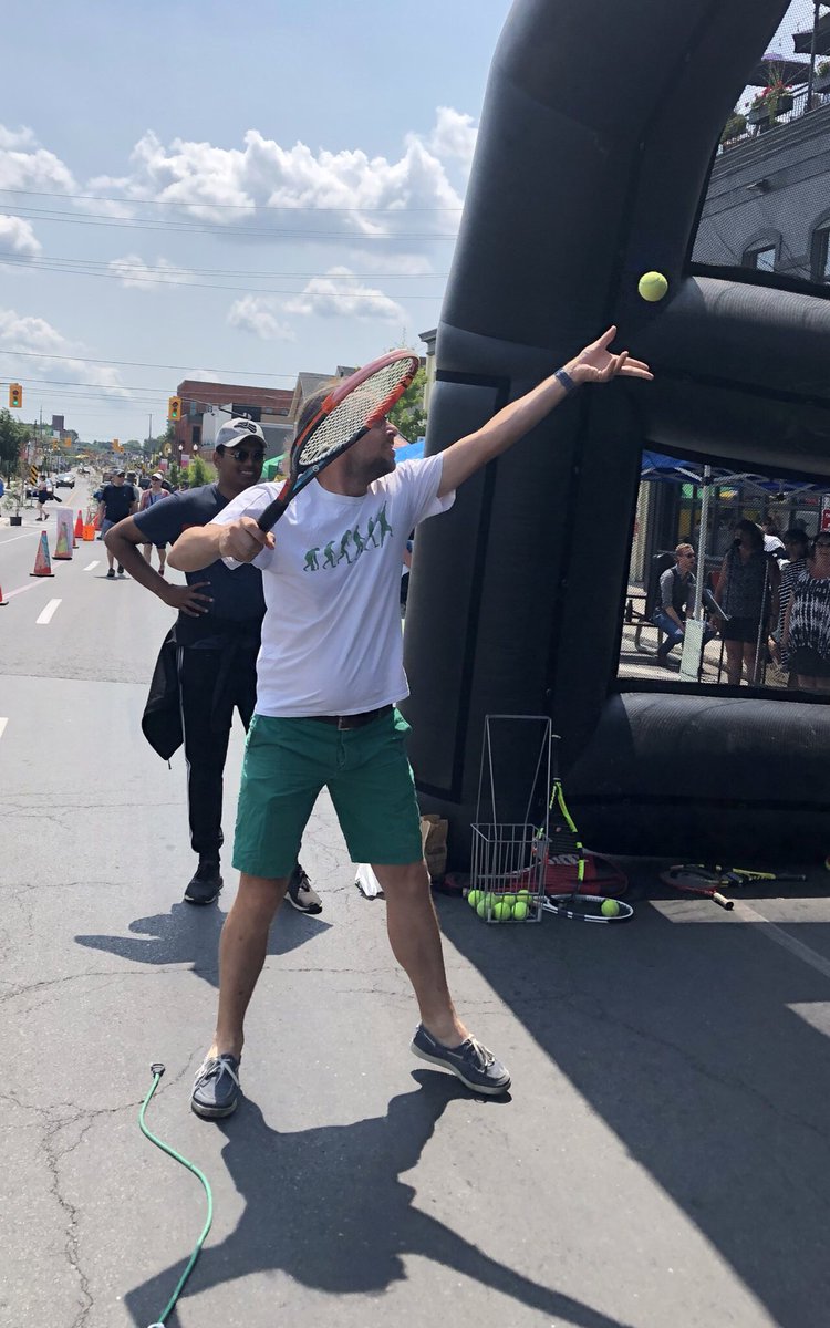 Defending champion Rayce Manger from <a href="/QPTennisClub/">QPTennisClub</a> at the <a href="/PTBOPulse/">PTBOPulse</a> Smash Cage at 143kph #ptbo  <a href="/Ptbohealth/">Peterborough Public Health</a> <a href="/CityPtbo/">City of Peterborough</a> <a href="/PTBOPulse/">PTBOPulse</a> <a href="/MyKawartha/">MyKawartha</a> <a href="/ParticipACTION/">participaction</a> @pktourism <a href="/downtownPtbo/">Downtown Ptbo</a> <a href="/Ptbohealth/">Peterborough Public Health</a> <a href="/Ptbo_Canada/">PTBO_CANADA 🇨🇦</a> <a href="/downtownPtbo/">Downtown Ptbo</a> @pktourism @HashtagPTBO  @ptbomoves