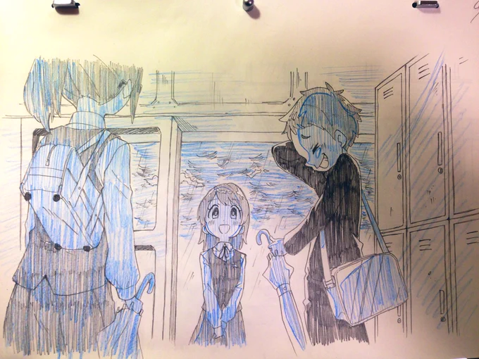 会社に入社した時の課題で描いたやつ 