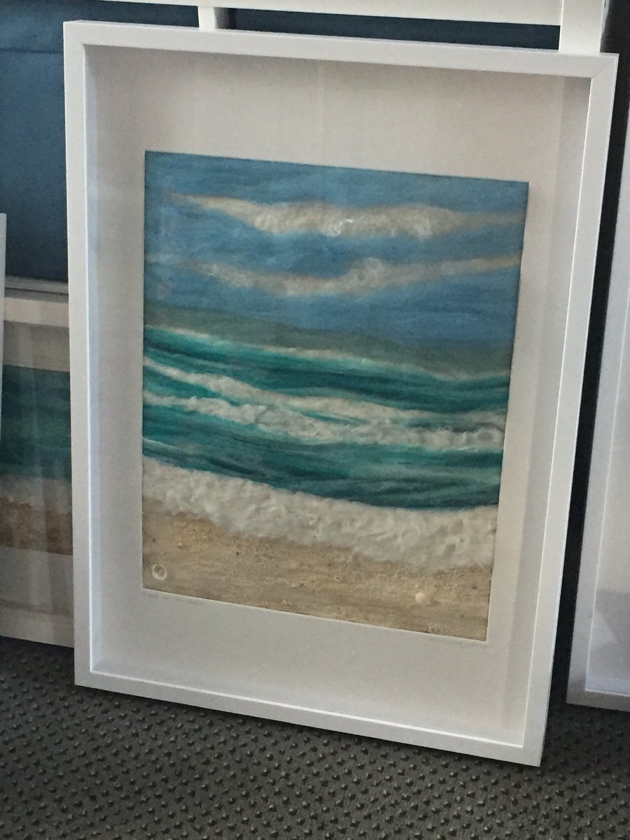 grainnek11's tweet photo. Wedding gift commission 500 x 700mm framed #seastudy #irishdesign #irishmadegifts #seainspired #showcase2020 #wexfordleo #weddinggiftideas @grainnek11 #framed #differentsizesavailable #bespoke #mixedmediatextileart #customtitleforbrideansgroom #wexforddesigner #wexfordartist https://t.co/xqdNFdu8mz