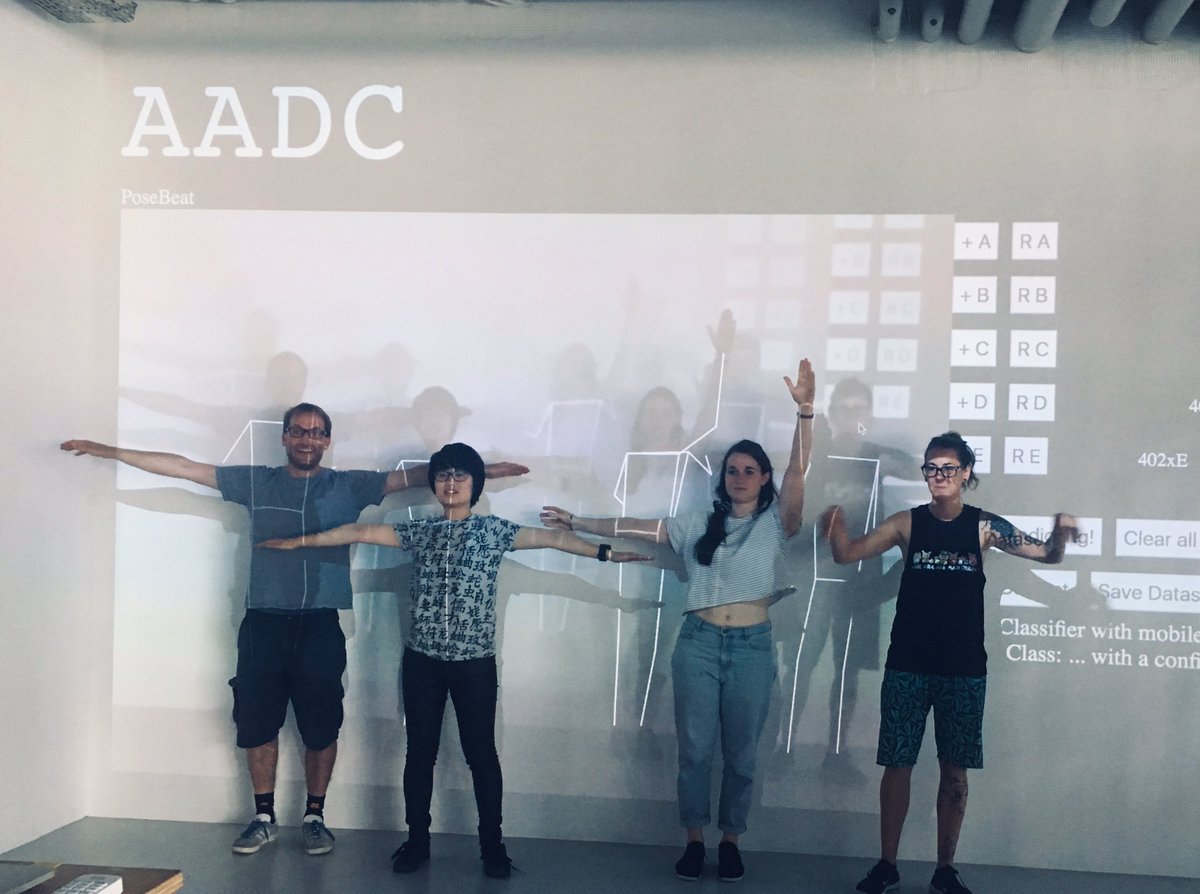 #MachineLearning + human intelligence + #creativity + #art + #design = machine learning for creatives workshop with Matteo Loglio and Danilo di Cuia at <a href="/oiioiioioiiioio/">MuDA</a> <a href="/maindmaster/">maind master</a>. Projects presentation is today at 16:00!