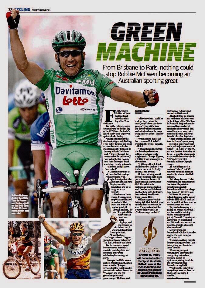 CadelRoadRace's tweet image. Congratulations @mcewenrobbie 💪who will be inducted into the Sport Australia Hall of Fame on October 10. One of cycling - and sport’s - greatest!!                                           Read more 👉 bit.ly/2yi9EWs #TDF2019 #cycling #greenmachine