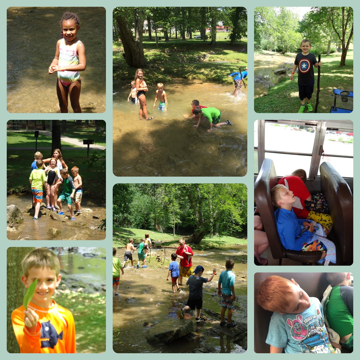 TAandFSummerEd's tweet photo. Spent lunch &amp; the afternoon in Steele Creek Park ☀️ #TheWeatherWasPerfect #WePlayedAndPlayed #WeWereInNature 😁#MadeSomeMemories #WhatADay #TheBusRideBackWasQuiet 😴😴 https://t.co/W2ZPcbIQNv