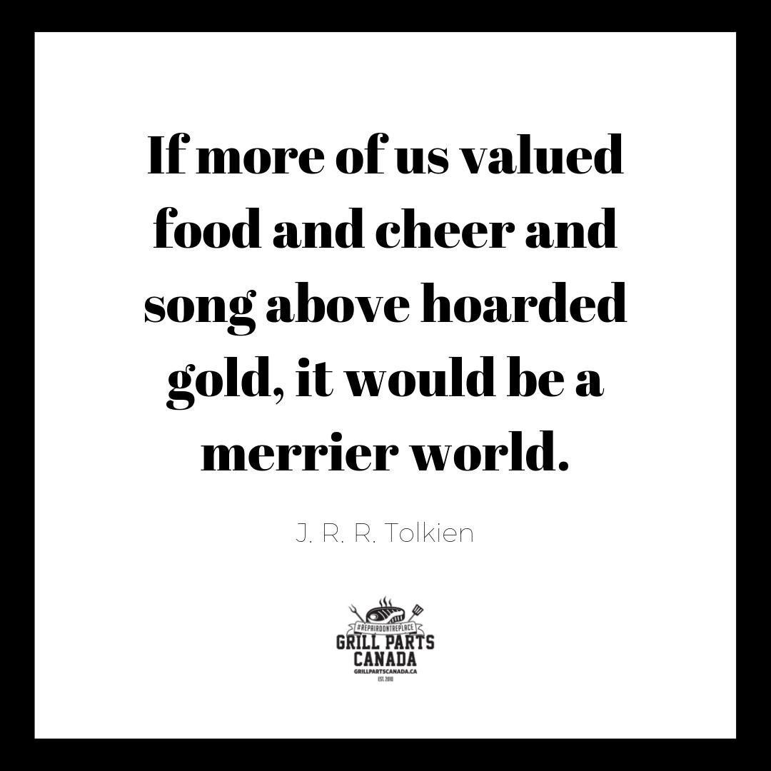 GrillParts's tweet photo. Yes. Yes. YES! #foodquotes

#jrrtolkien #bbqfood #smokedfood #foodiesofinstagram #canadabbq #bbqcanada #canadiangrillers #bbqnation #saturdayvibes https://t.co/o7JhMRwI84