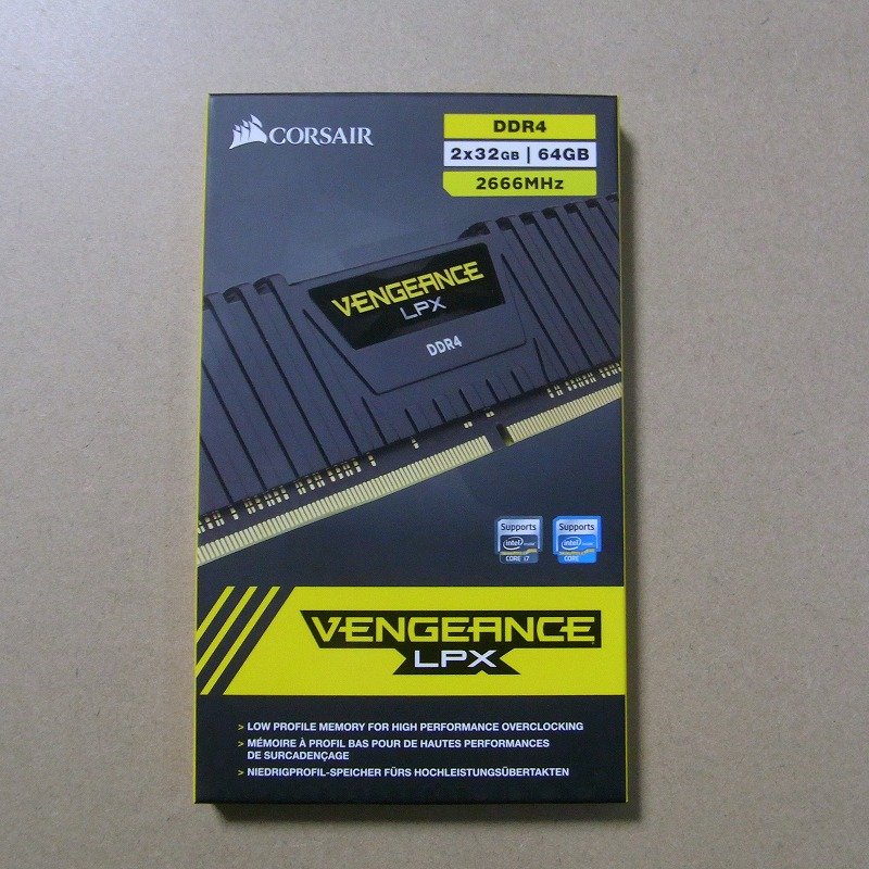 CORSAIR 32GB (16GBx2) DDR4-2666 (188