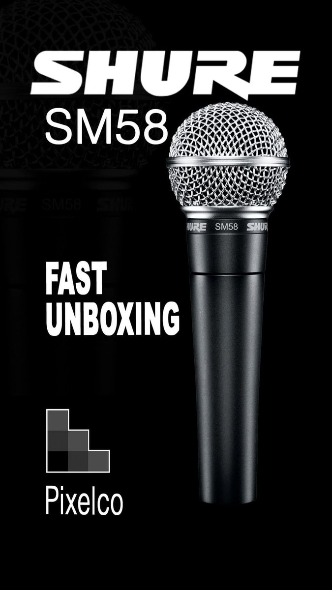 PixelcoTech's tweet photo. El legendario micrófono #Shure SM58 #FastUnboxing
Seguimos con otro #FastUnboxing de la serie destinada a podcasters y videocasters.
https://t.co/sNydjNtWJj
#podcasting #sonido #Tecnologia #Pixelco https://t.co/ZX9OXKwwiC
