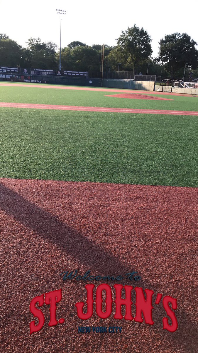 Good day at St. John’s University got the win 5-1. Back her tomorrow for a 1:00pm game.