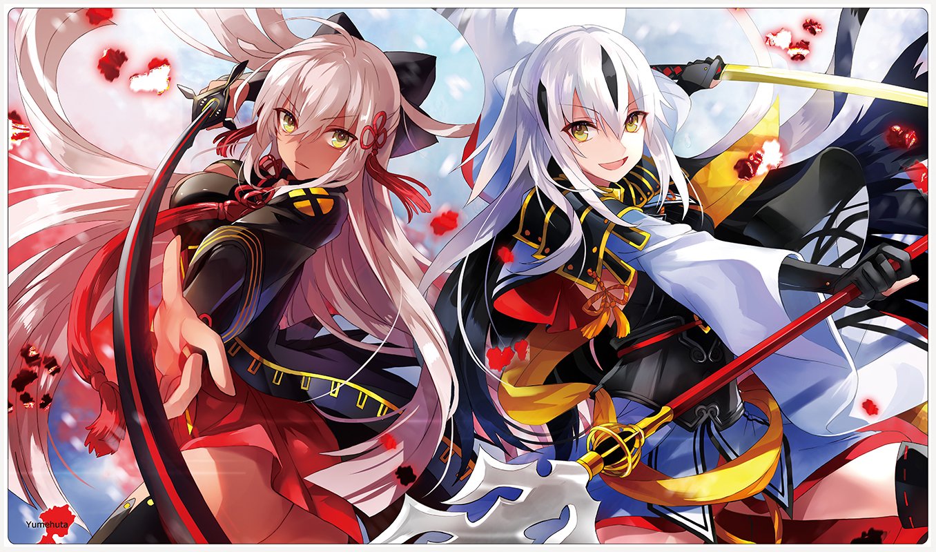 FGO Fate 沖田オルタ 長尾景虎 ゆめふた プレイマット FGO Fate 沖田オルタ 長尾景虎 ゆめふた プレイマット（Amazon