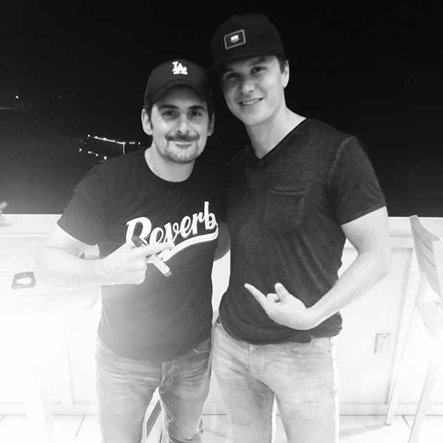 ImBrianMichael's tweet photo. Little post show hang with a real one @bradpaisley. Absolutely crushed it tonight 🔥🎸 Was a special night opening up in VIP lounge for this guy  @iamchrislane and @rileyduckman ✨ .
.
.
#brianmichaelmusic #bradpaisley #show #countrymusic #country #musi… https://t.co/aU4fcRgiaH https://t.co/EwJC4evcDD