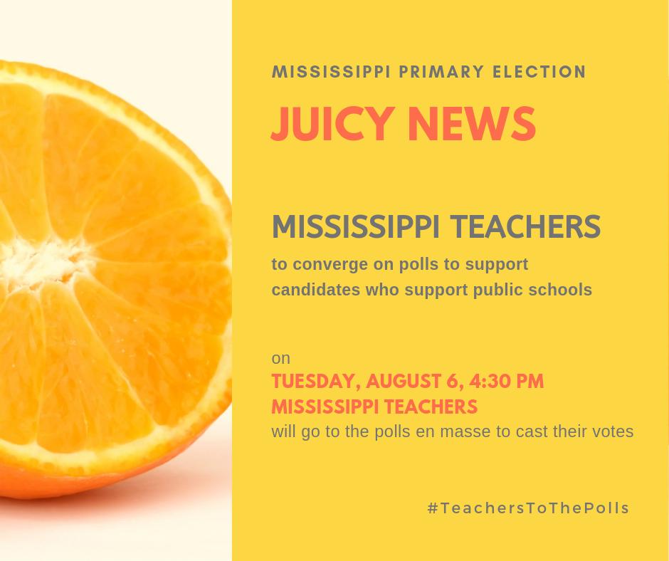 ParentsCampaign's tweet photo. Happy Saturday morning!
#TeachersToThePolls
#msedu #mselex #msgov https://t.co/1EtZP6XXVt