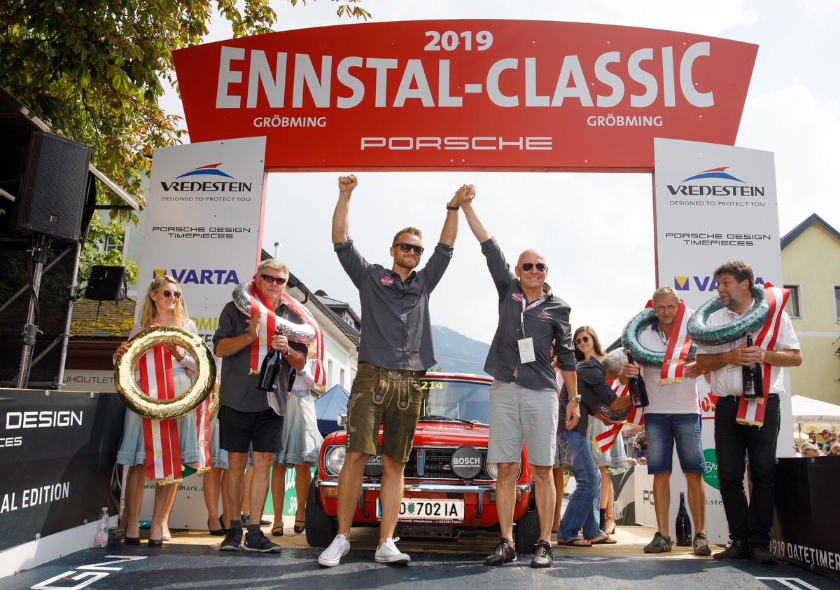Friedrich Radinger und Thomas Wagner holen den Gesamtsieg bei der Ennstal-Classic 2019! 
Foto: © Peter Meierhofer #ennstalclassic #vintagecars
#autofahrenimletztenparadies #schladmingdachstein #steiermark #wingsforlife #vredestein #hiscox
#PorscheDesign #PorscheDesignTimepieces