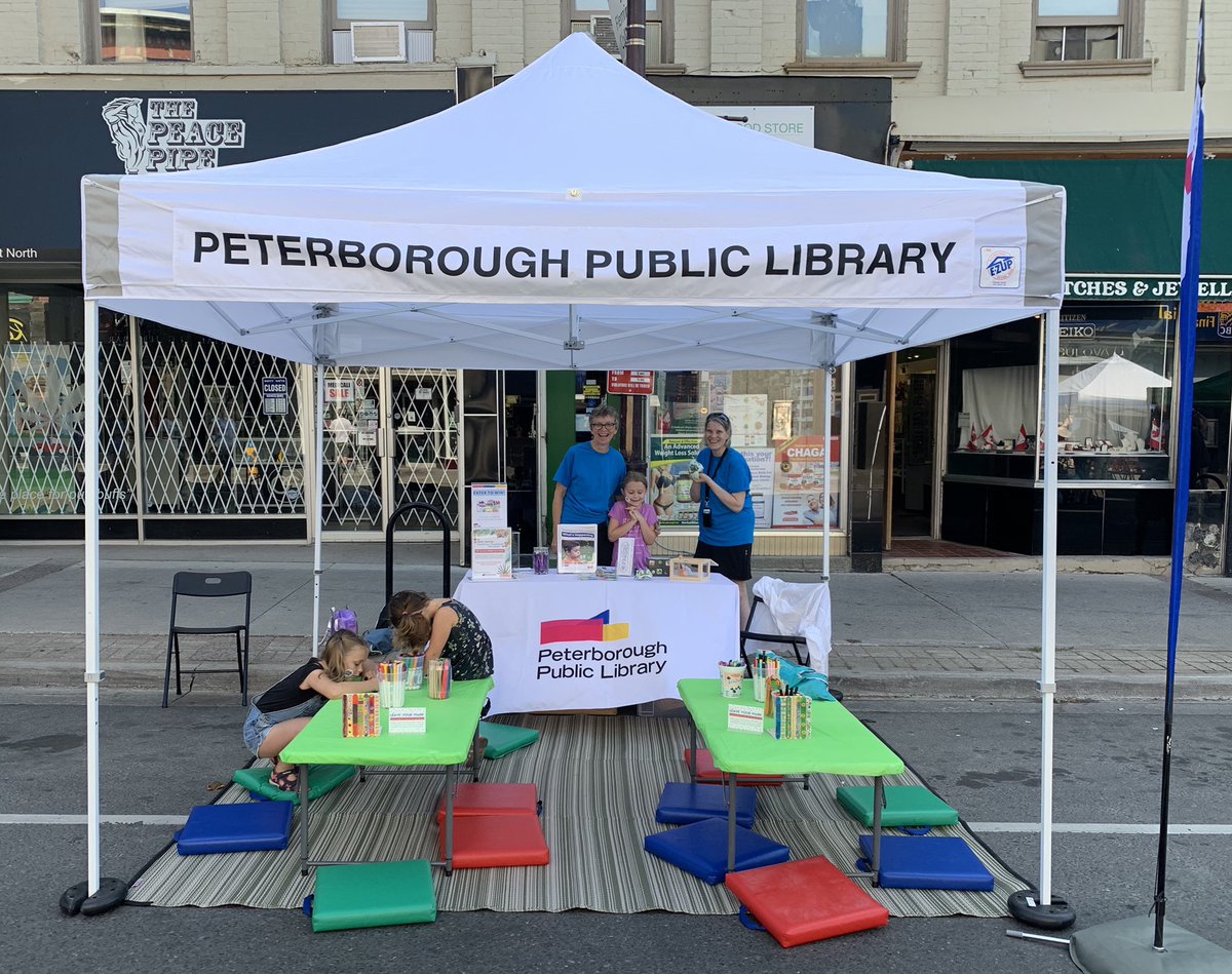 We’re ready for you #ptbo we’re at the corner of George and Hubted - come leave your mark on the #ptbolibrary. @downtownPtbo  <a href="/CityPtbo/">City of Peterborough</a> <a href="/PTBOPulse/">PTBOPulse</a>
