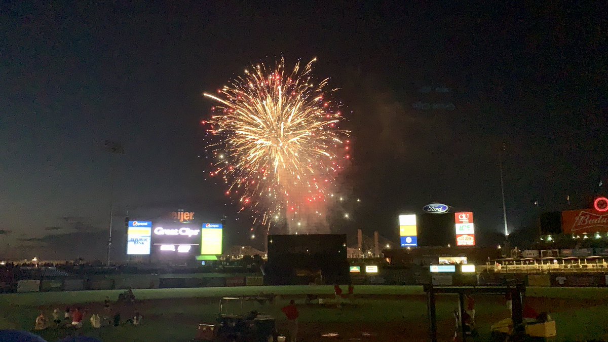 What a win for the <a href="/LouisvilleBats/">Louisville Bats</a> last night! <a href="/KaylaWave3News/">Kayla VanMeter</a> and I took our boys for <a href="/pawpatrol/">PAW Patrol</a> night, and had a blast! The fireworks show was the cherry on top. If you’ve never had a chance to catch a game, try to get out there before the season wraps up, it’s worth it!!!