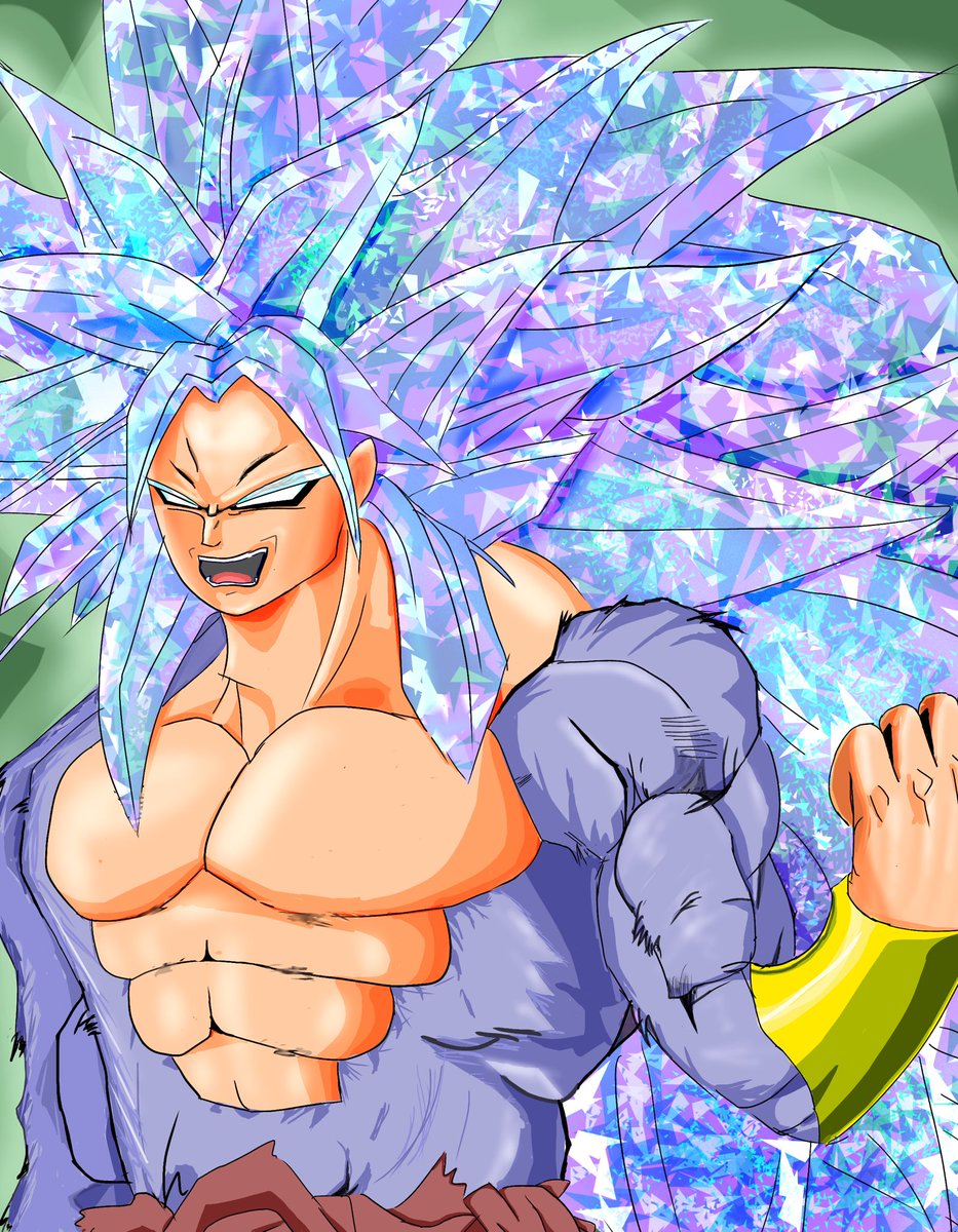 dace_lc's tweet photo. ブロリーです。
スーパーサイヤ人何これ。
#イラスト好きな人とつながりたい 
#絵描きさんとつながりたい 
#絵描きさんの作業環境が見たい https://t.co/Uw8OAhN3oV