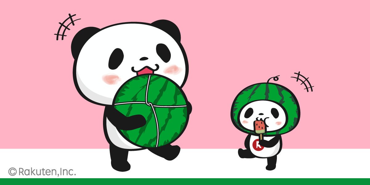 モモンガハウス(パンダスイカ柄) 夏仕様 涼しい夏生地を使用❗️1600円