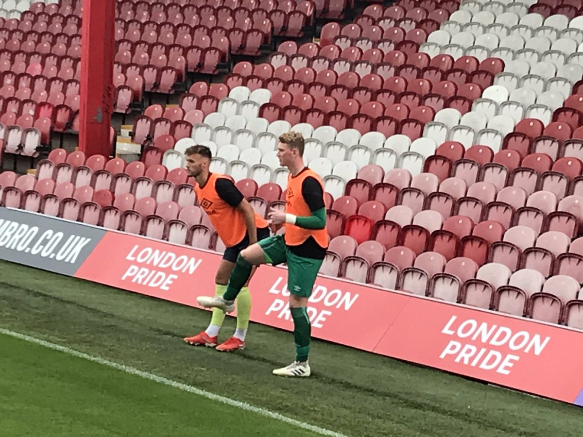 Good to see so many ex-@theterras lads in the Bournemouth squad vs Brentford today @samsherring_ @WillDennis24 @marktravers40 and Surridge