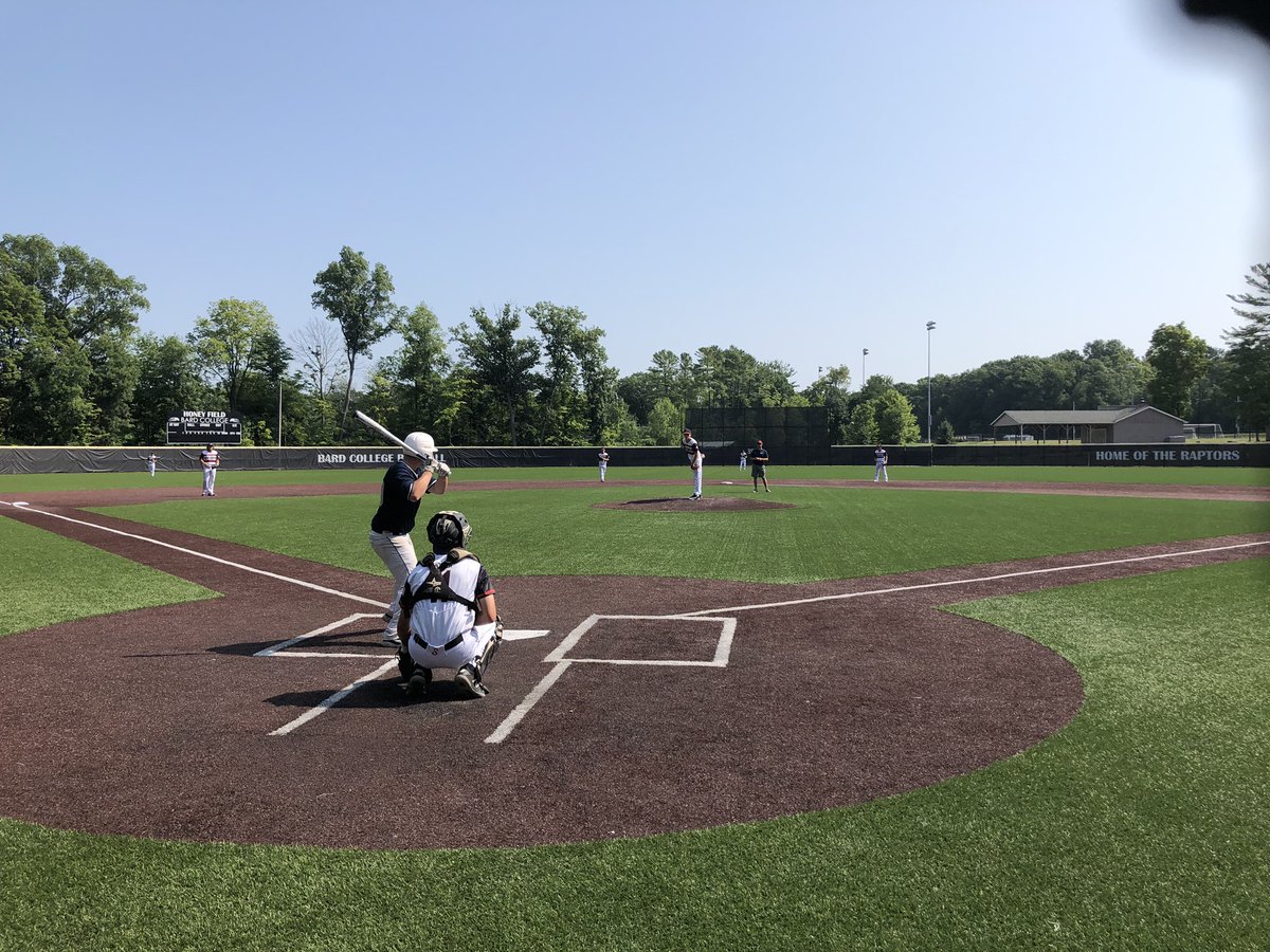 Checking out the <a href="/NEPridebaseball/">NEPridebaseball</a> Scout Weekend at beautiful Bard College today. NY Storm and East Coast Jays underway.