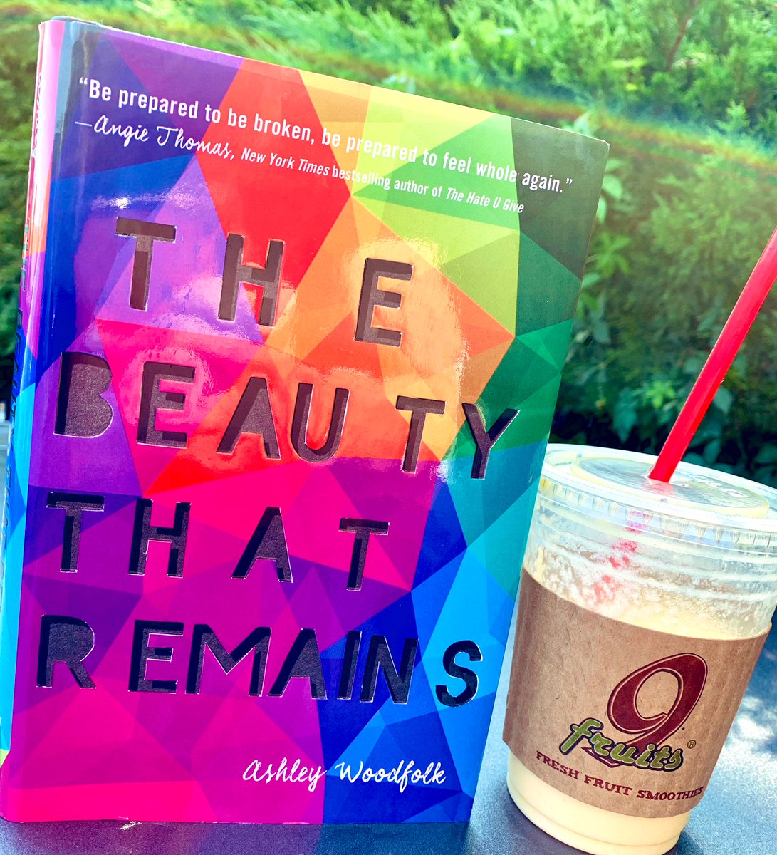 messerlyk's tweet photo. Trying a new smoothie place today as I begin this book. Gorgeous cover! ππβ€οΈπ§‘π #TASLsummerchallenge @AshWrites @ninefruits #peachflamango https://t.co/2ZtKvobsaO