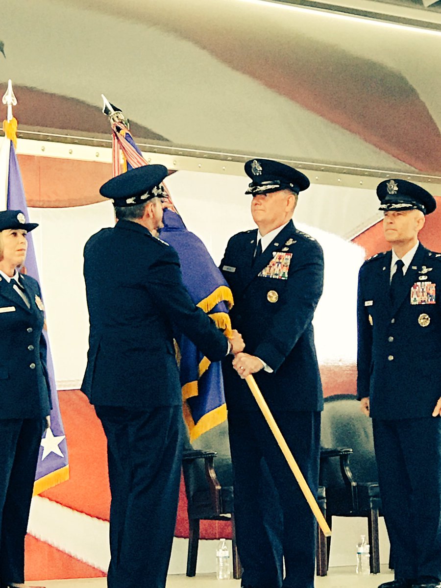 Honored to attend AETC change of command yesterday @ Randolph AFB. L-R, AF Chief of Staff Goldfein, incoming Lt. Gen Webb, outgoing Lt. Gen Kwast. Thank you for your sacrifice enabling our freedom!!