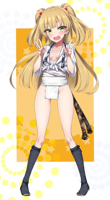 お祭り法被褌莉嘉 