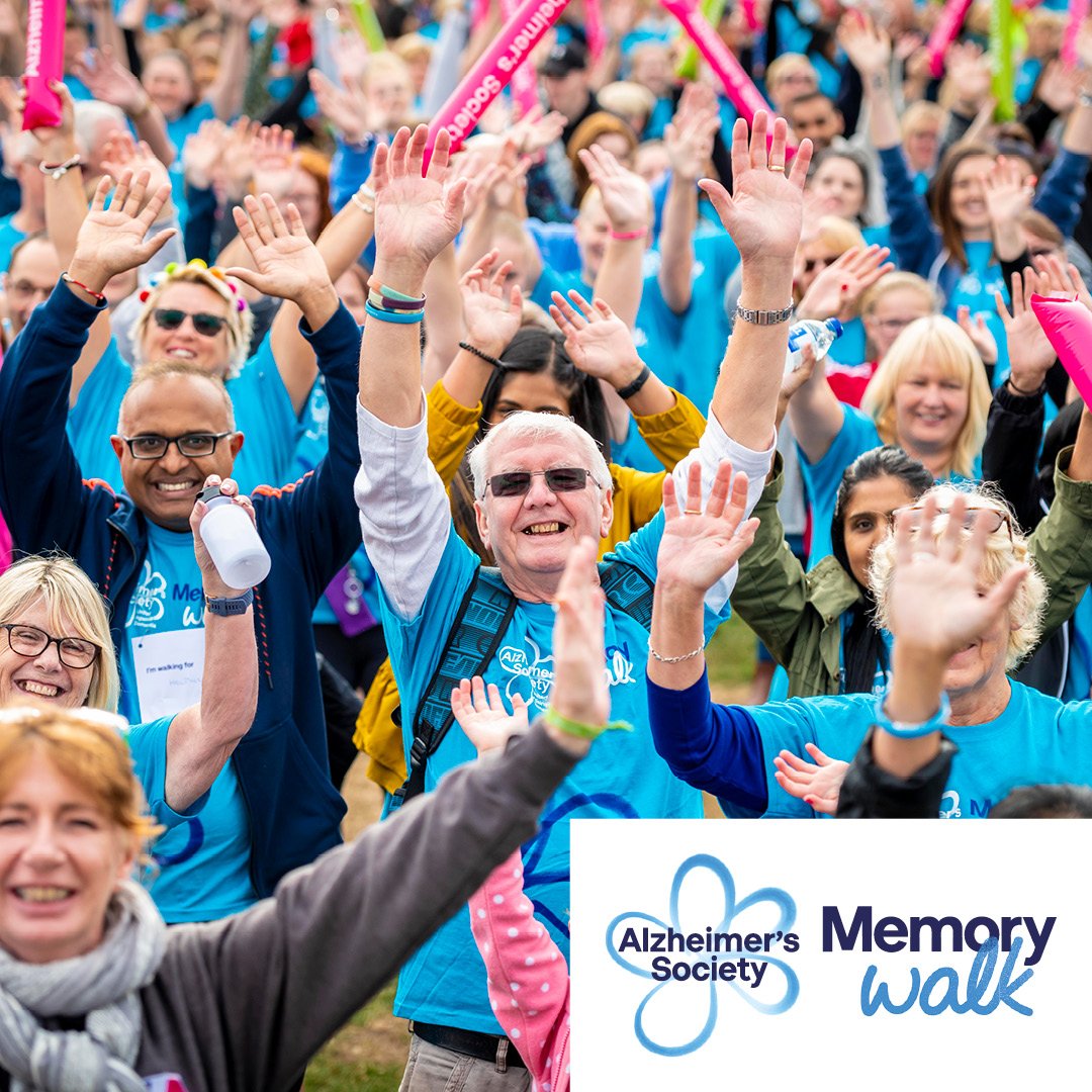 AlzSocCymru's tweet photo. This #MemoryWalk, we’re walking for everyone who is affected by dementia. Who will you #WalkFor? https://t.co/nd2GwPzvvR