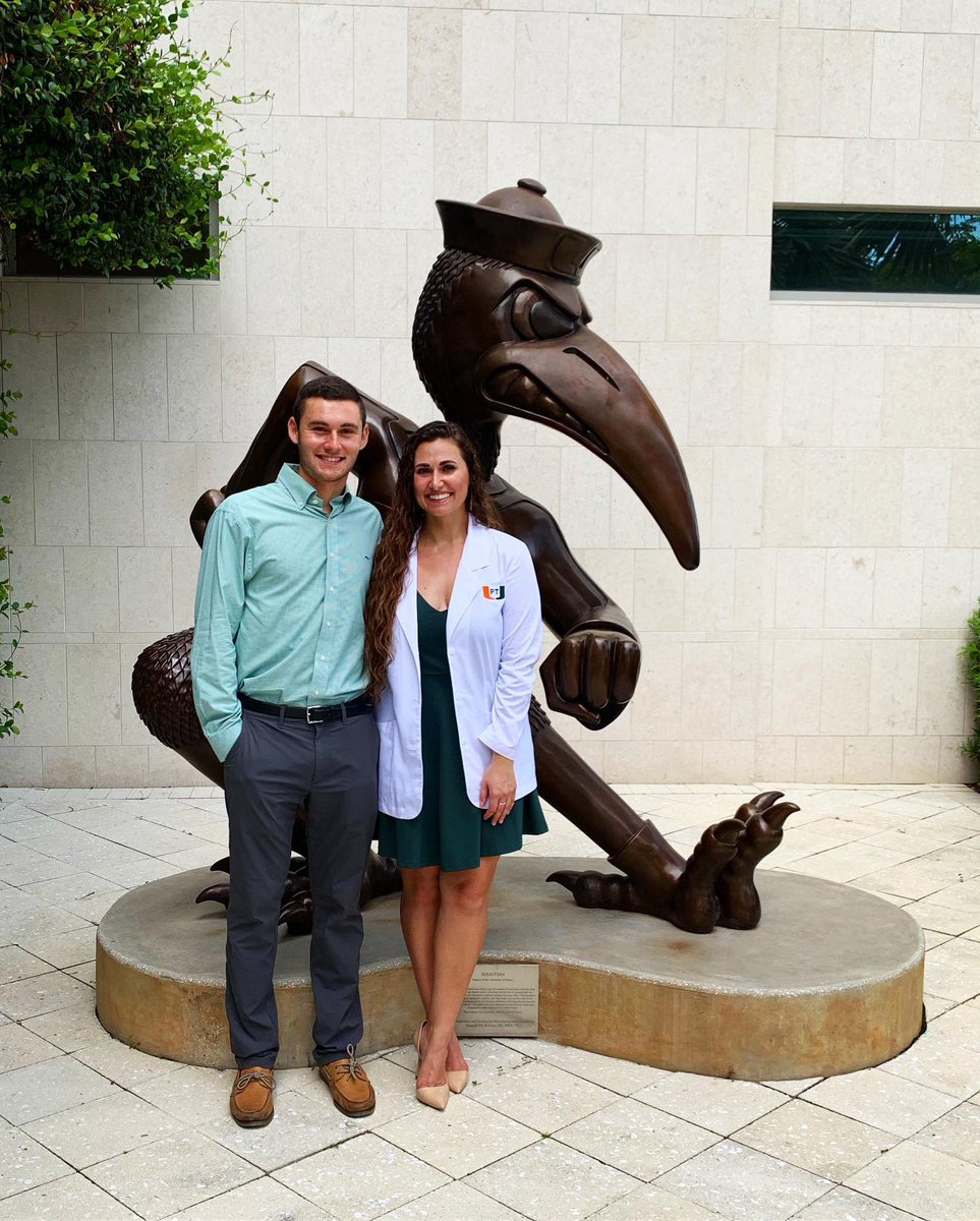 JWassermanSPT's tweet photo. Forever grateful for my wonderful family 💕 Thank you for making the trip to Miami! #UMDPT #WhiteCoat https://t.co/pwQmMAyQnW