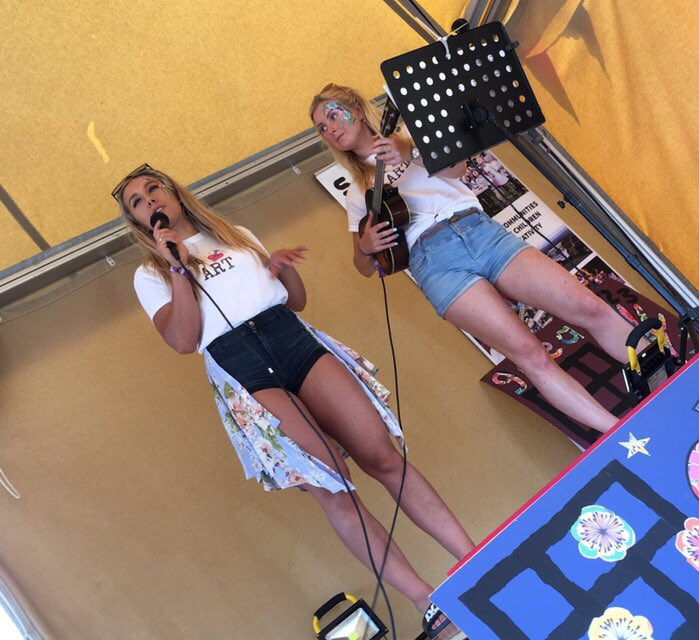 ST3AMCo's tweet photo. The #ARTofUKULELE
The UkeLadies on our #ACESUPPORTED pitch at #CampBestival asking #WhatsYourArt19
Proud to be #ACESUPPORTED https://t.co/jEalSgH3Q6