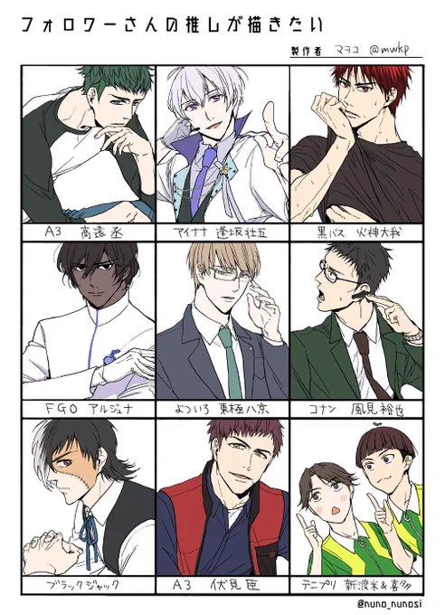 描いた～～!!!ありがとうございました! #フォロワーさんの推しが描きたい 