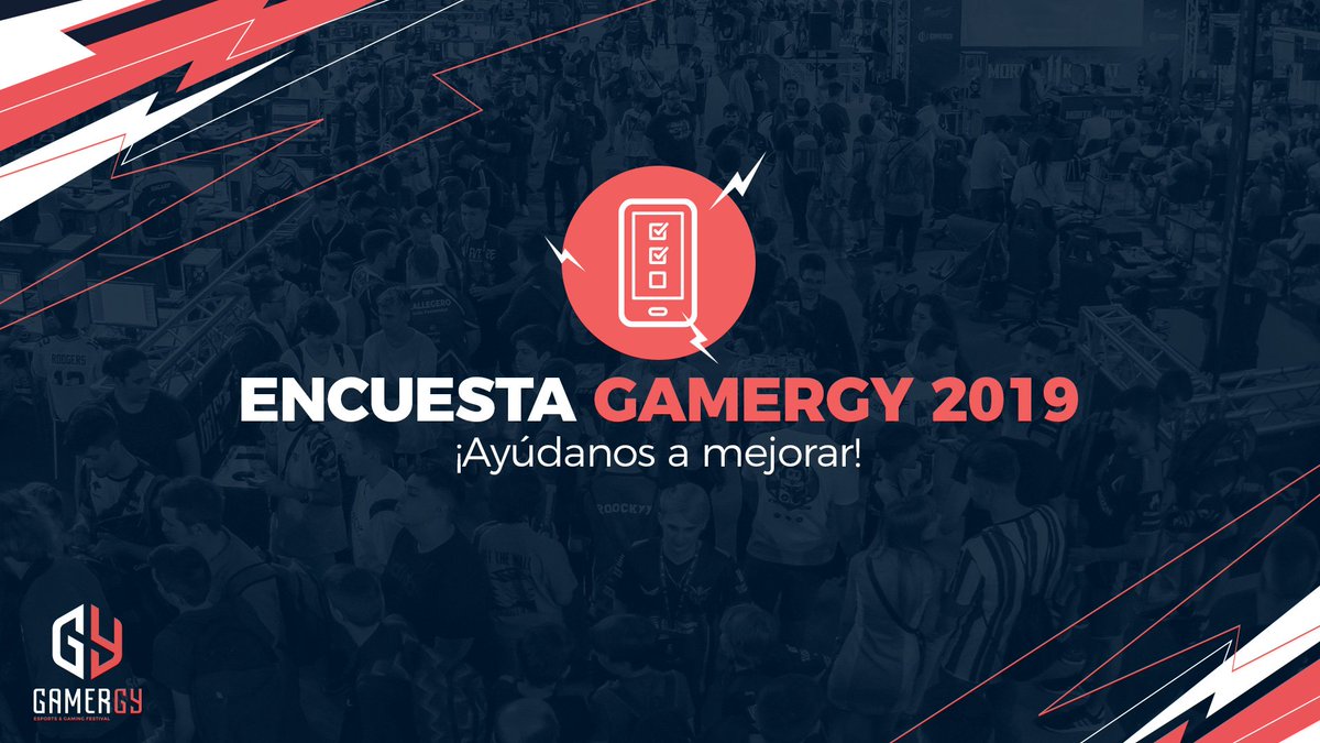 Los compañeros de <a href="/Gamergy/">GAMERGY</a> quieren mejorar su siguiente edición, ¡y necesitan vuestra ayuda para hacerlo!

gamergy.es/encuesta/