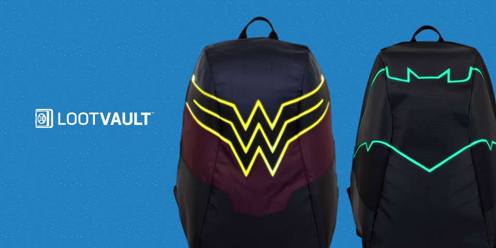 lootcrate's tweet photo. Light the way with our new Powered Backpacks! Including a USB charging station, lots of space to keep everything organized, and — best part — they LIGHT UP. New in the #LootVault!: https://t.co/slTMPe2e3a https://t.co/aUomocO598
