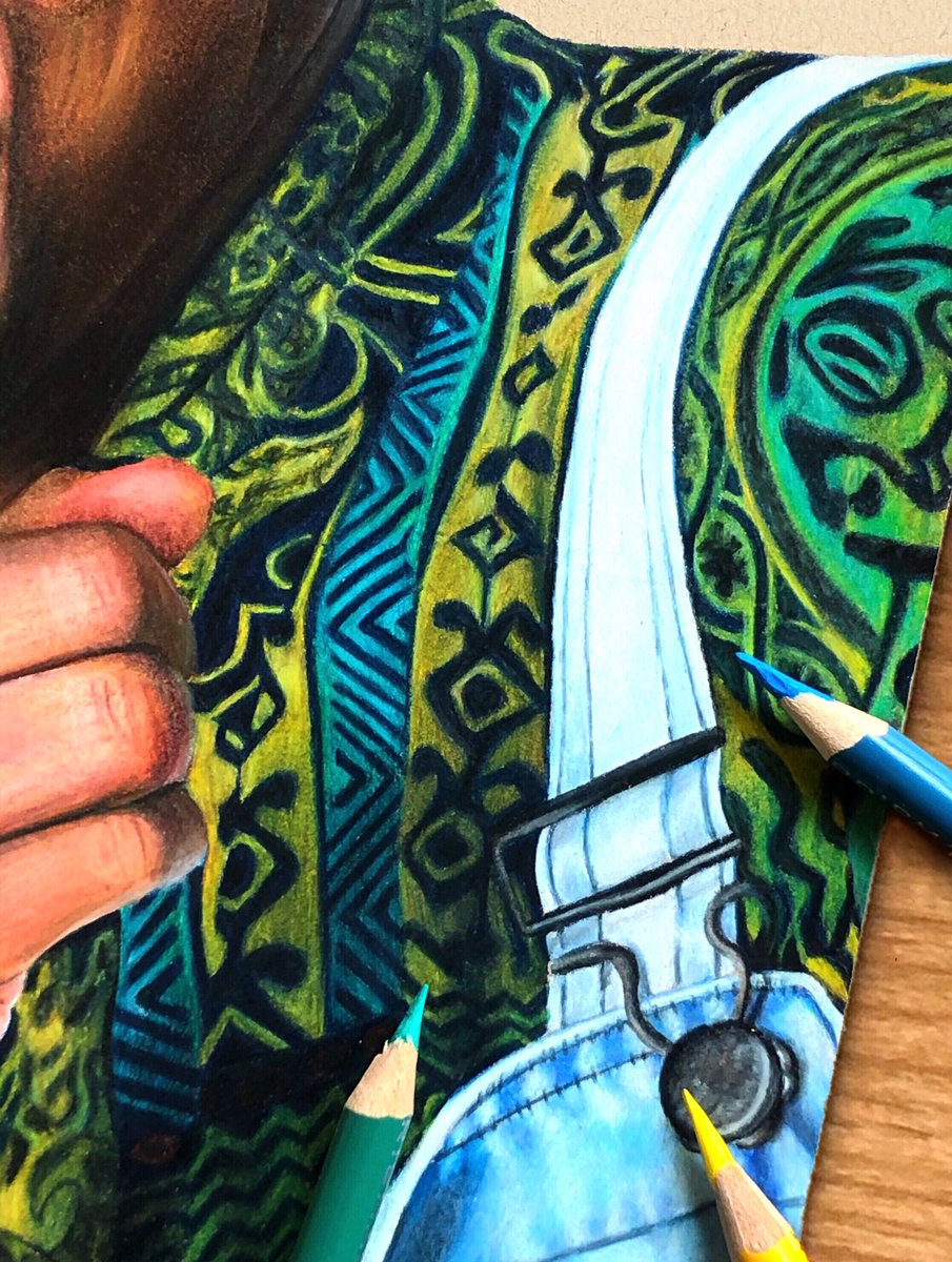 BakerJohnclark's tweet photo. Finished portrait of Will Smith done with colored pencils, go follow @art_by_johnclark on Instagram for more portraits like this! https://t.co/4mbdM1rRIL