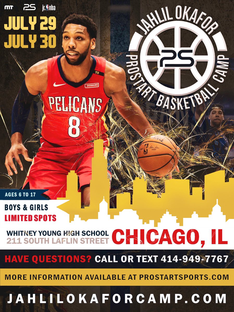 2 days away! Camp will be held at Whitney Young 🐬 - Can’t wait to see you guys there 🙏🏾  #Chicago