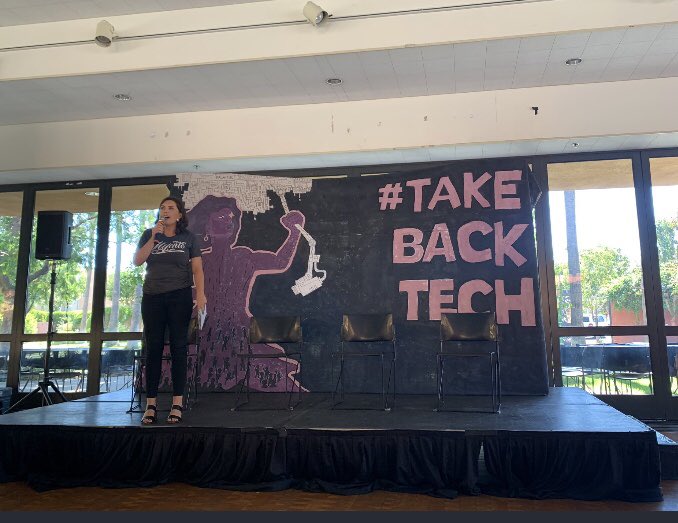 ConMijente's tweet image. Jacinta from Mijente “We have to remember our data is information - about how we live, what our health is like, who our families are. All of that is out there.” #TakeBackTech