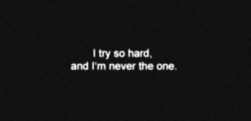 itfeelquotes's tweet photo. I try so hard, and I'm never the one.

ฉันพยายามอย่างหนัก
แต่ก็ไม่เคยเป็นคนนั้นสักที https://t.co/HYEOxgQZbh