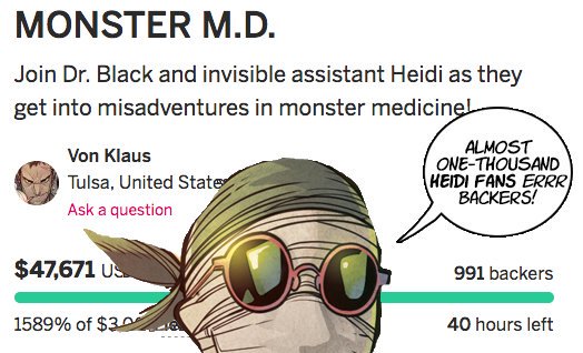 ALMOST 1K BACKERS...

indiegogo.com/projects/monst…