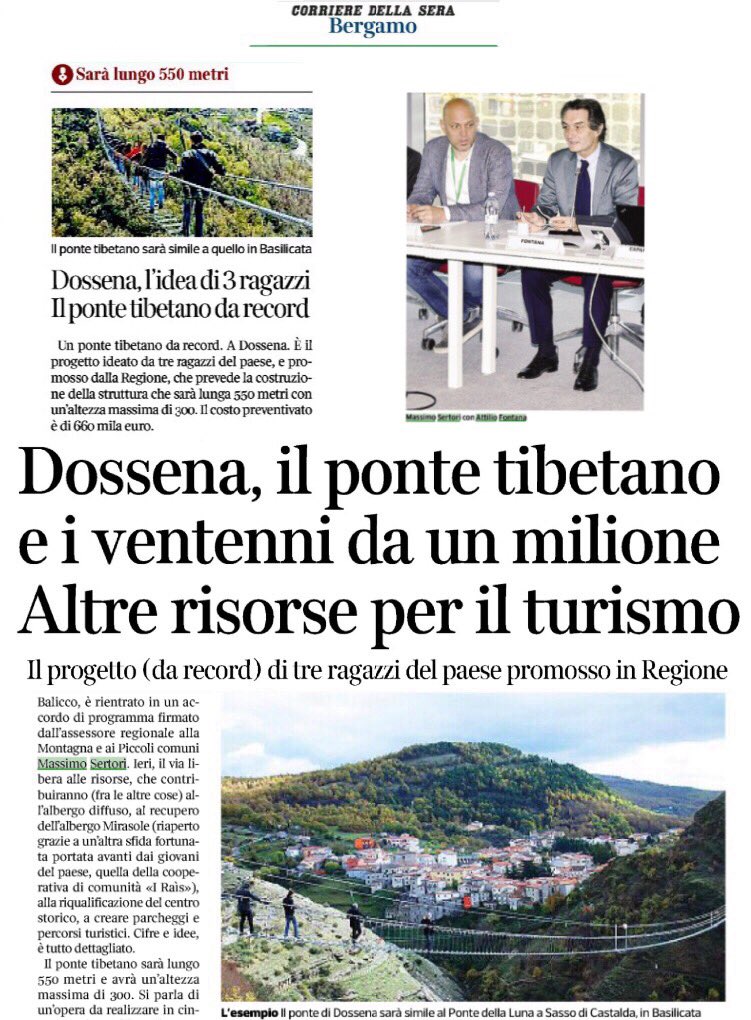 MassimoSertori_'s tweet photo. ❌Abbiamo messo a disposizione 1 milione di euro per promuovere un #accordodiprogramma per lo sviluppo del territorio di #Dossena (Bg), con l’obiettivo di elevare la qualità dell’offerta turistica e di destagionalizzarla. #turismo #montagna #entilocali https://t.co/ZdlvskhjY9