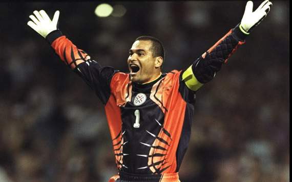 Happy Birthday to the icon José Luis Chilavert. The first goalkeeper to score a hat-trick. 