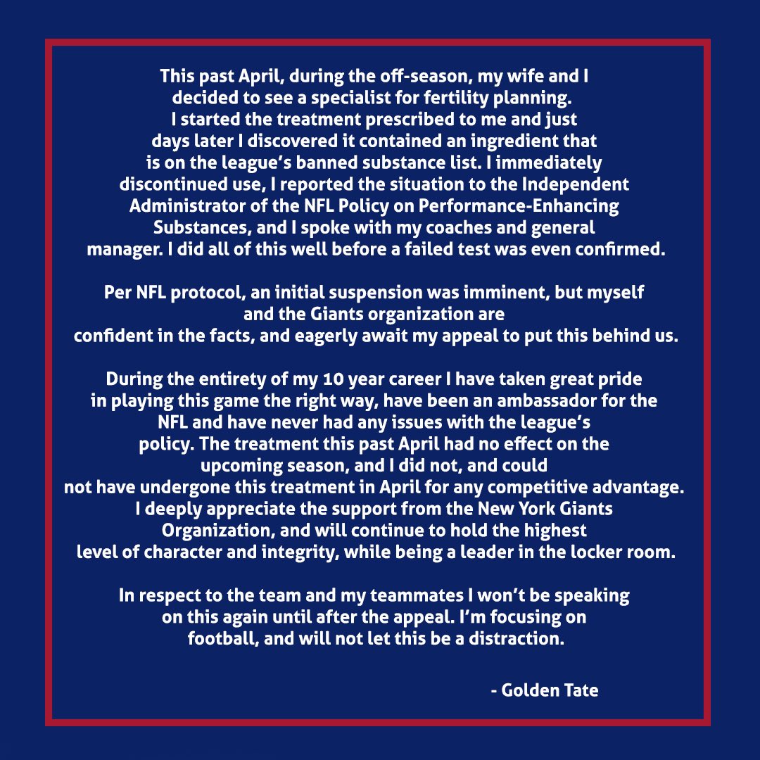 ShowtimeTate's tweet photo. My statement. https://t.co/WzP7W4bclB