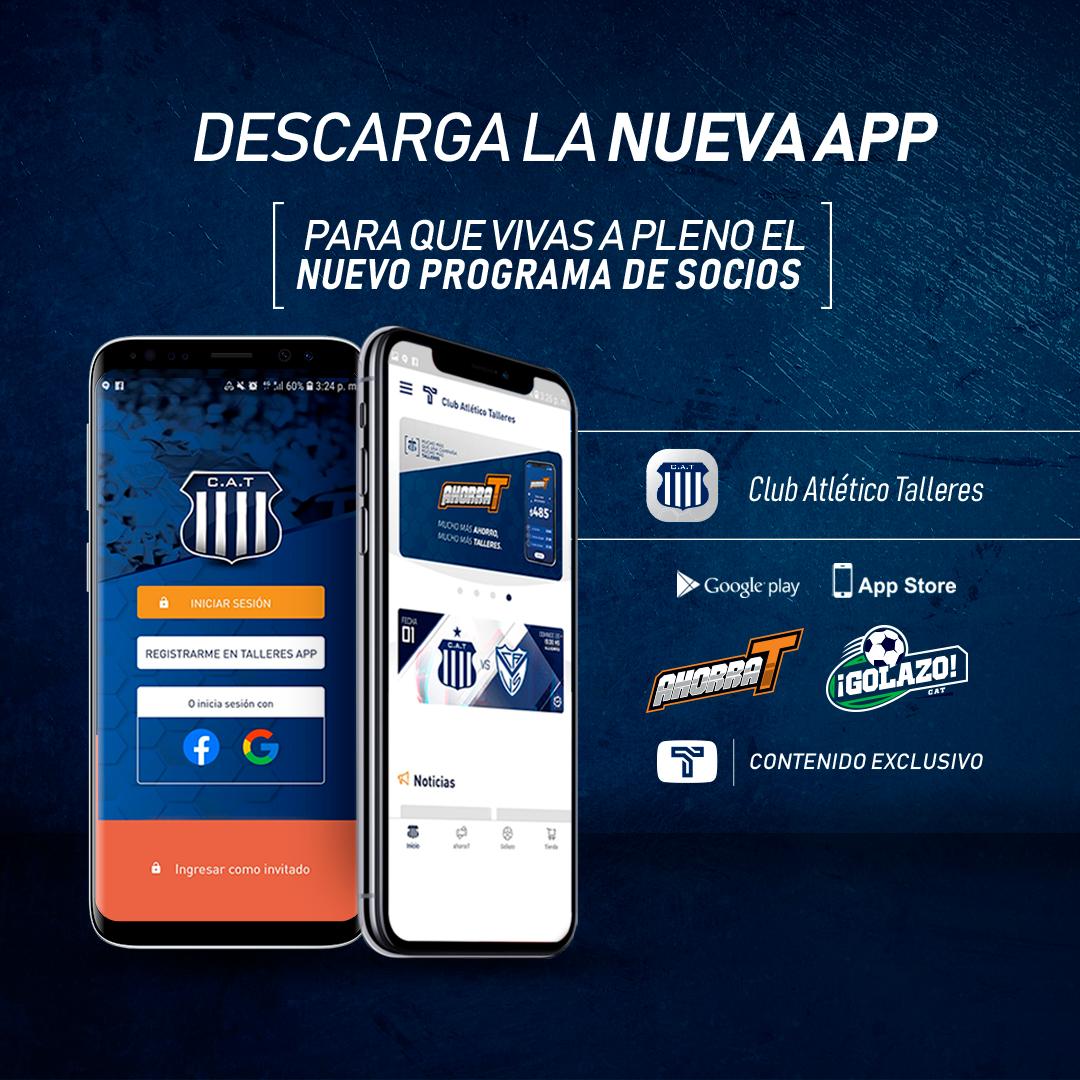 CATalleresdecba's tweet photo. ¡Viví a pleno el nuevo Programa de Socios! Descargá la #APP de #Talleres y empezá a disfrutar los beneficios:
Android 👉 https://t.co/ly3KxK6SVV
iOS 👉 https://t.co/xrZgjDNC16 https://t.co/81z3qnqo4s
