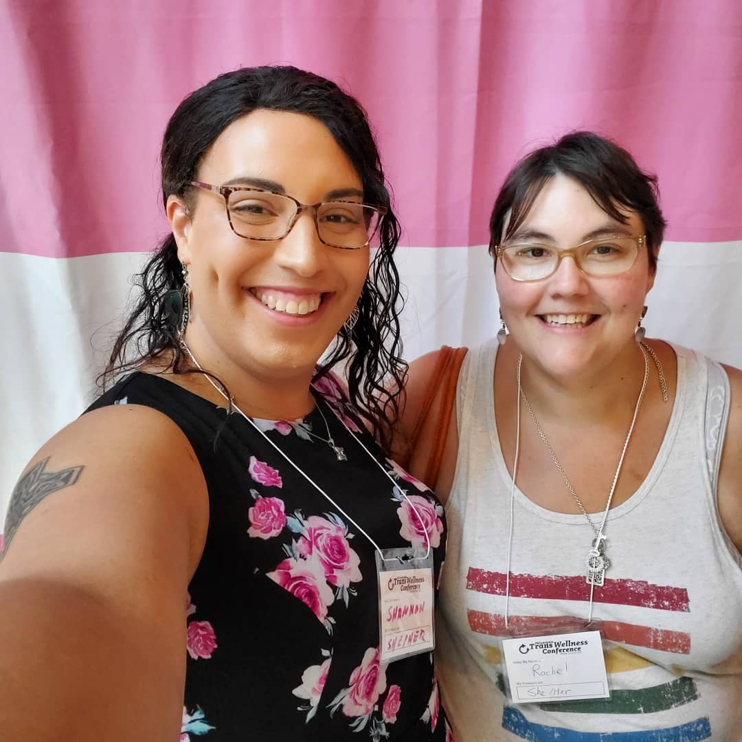 OLITPod's tweet photo. We're back! And we've multiplied.
#day3 #transwellnessconference #philly #transjoy #transgender #wives #lgbt #baby @TransPHL https://t.co/qQRdeNE0eP